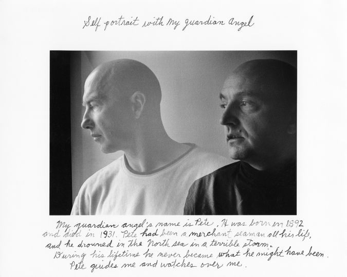 
Self-Portrait with my Guardian Angel © Duane Michals, Courtesy of DC Moore Gallery, New York
