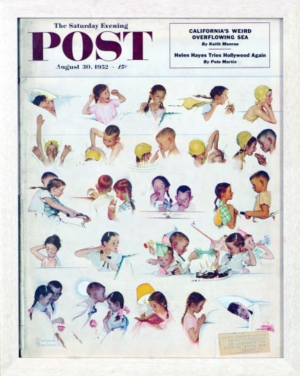 Norman Rockwell (American, 1894–1978)
Day in the Life of a Little Girl, 1952
Tear sheet, The Saturday Evening Post, August 30, 1952
13 5/8 x 10 5/8 in.
Norman Rockwell Museum Archival Collections
©1952SEPS: Curtis Publishing, Indianapolis