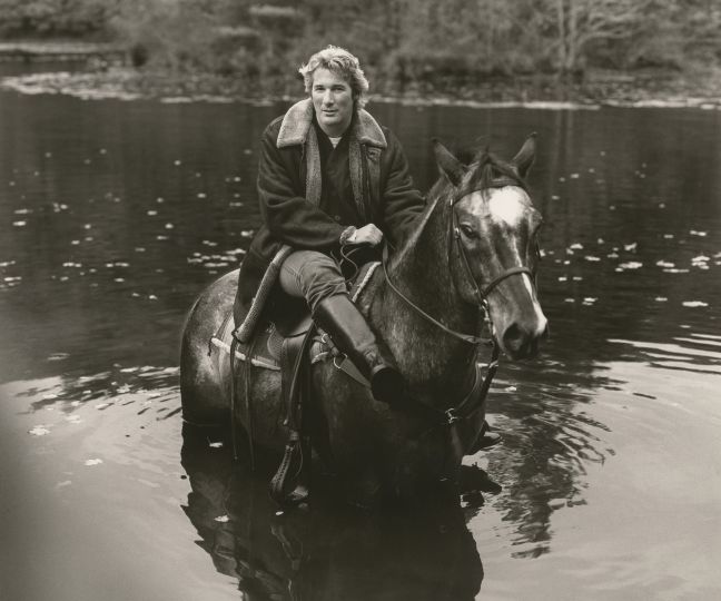  Richard Gere on Horse 1, Poundridge 1993 by Herb Ritts © Herb Ritts Foundation, Courtesy of the Fahey/Klein Gallery, Los Angeles