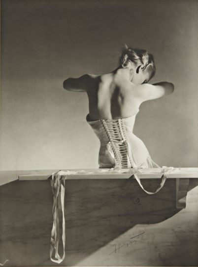 Lot 4 - HORST P. HORST - Mainbocher Corset, Paris , August 11, 1939 - courtesy of Phillips de Pury &Company - ESTIMATE $20,000-30,000