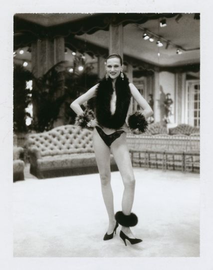 Helmut Newton - rnYves Saint Laurent - rnParis 1991 - rnPolaroid - rn© Helmut Newton Estate