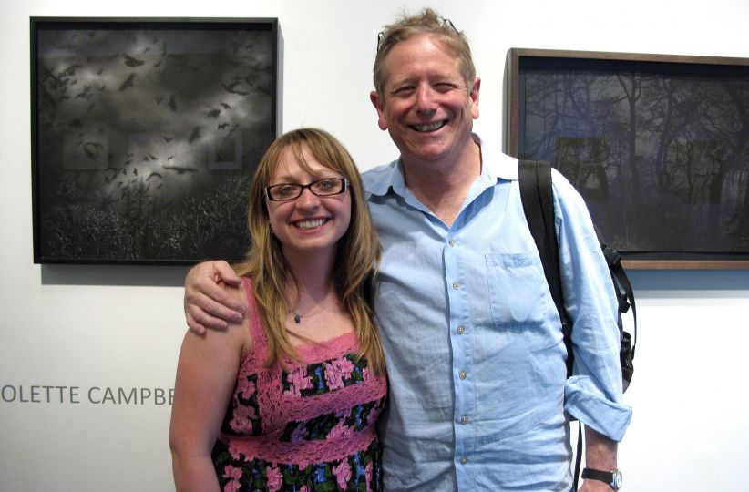 Anne Kelly, Co-Director, Photo-eye Gallery with Steve Zeifman, Master Printmaker, Rush Creek Editions