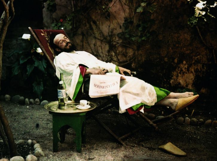 Autoportrait, Casablanca, 1908 © Gabriel Veyre, Lumière des Roses / Coll. Jacquier-Veyre