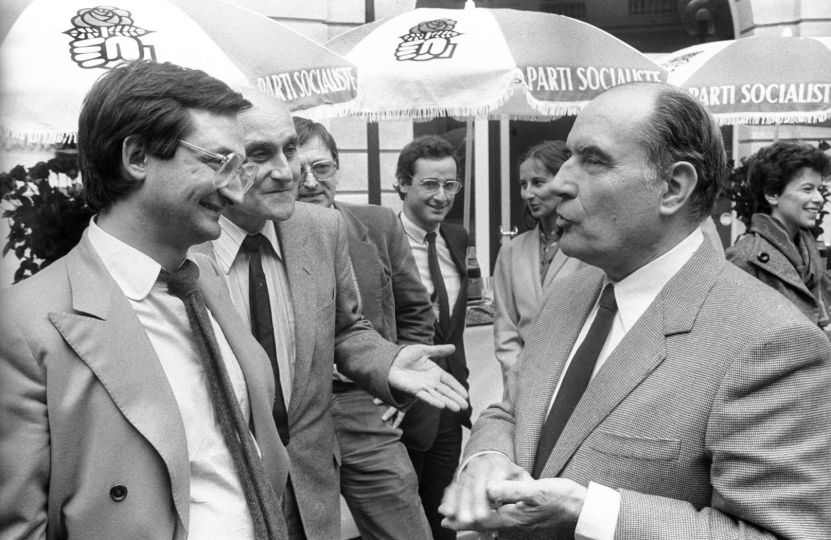 Miterrand, Attali, Hollande, Royal, 1981 © Pascal Lebrun