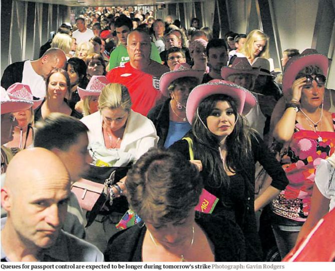 --An airport, where do these passengers come fromu00a0?--rnThe Guardian, June 29.rnPhoto: Gavin Rodgers.