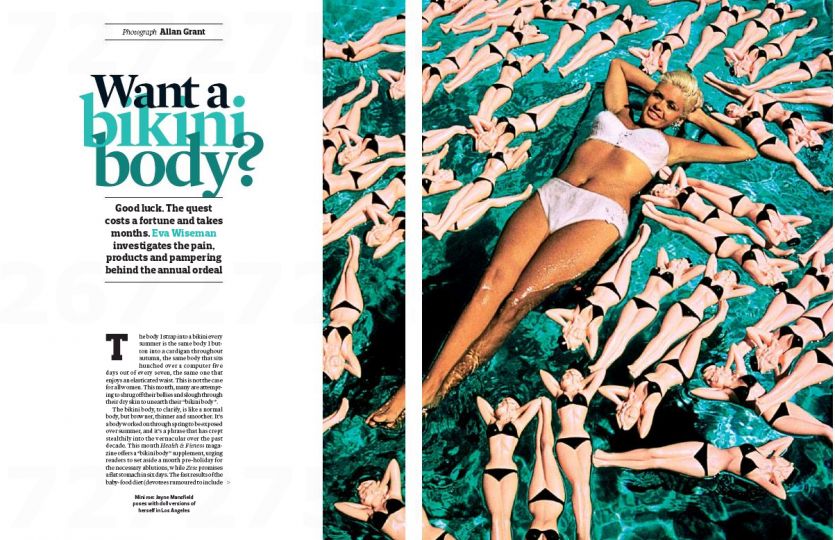 --Jayne Mansfield.  Before turning to the beaches, a bit of trainingu2026--rnThe Observer, June 26.
