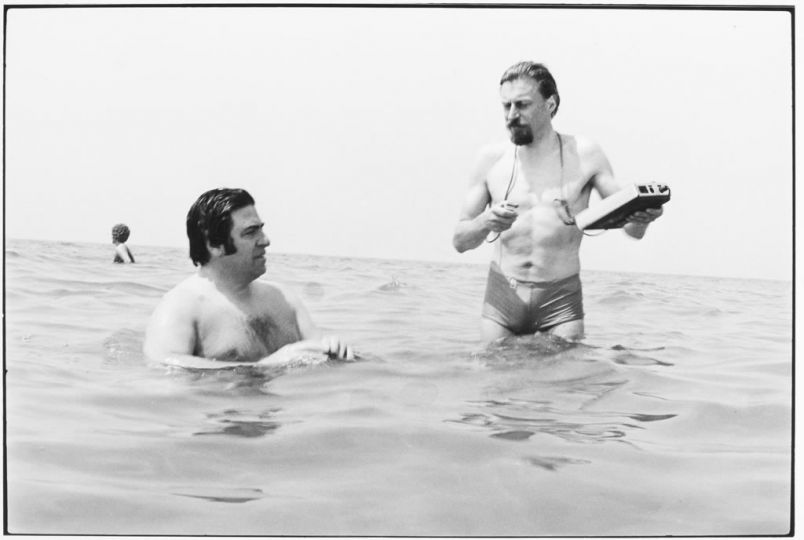 Jean-Claude Gautrand interviewing Paul Caponigro © Jean-Claude Gautrand, collection Jean-Claude Gautrand