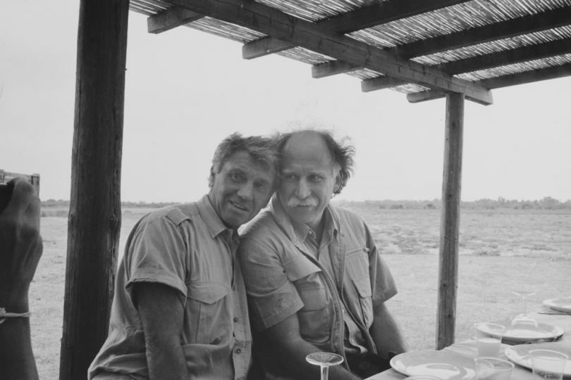 Don McCullin and Sebastiao Salgado, Ferrade  © Felicia Murray, collection Felicia Murray