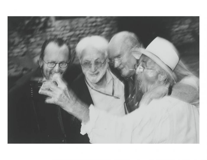 Paolo Roversi, Lucien Clergue, Peter Lindbergh et René Burri © Philippe Garner, collection Philippe Garner