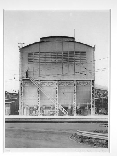 Bernd and Hilla Becher, Ansichten eines Kalsilos in Duisburg - Ruhrort Suite, 1974. Collection of Nevada Museum of Art, The Altered Landscape, Carol Franc Buck Collection.