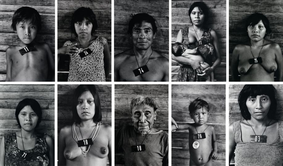 Claudia Andujar, u201cVertical 11 of the series MARCADOSu201d, 1981/1983rnCourtesy of Galeria Vermelho,Su00e3o Paulo,Brazil