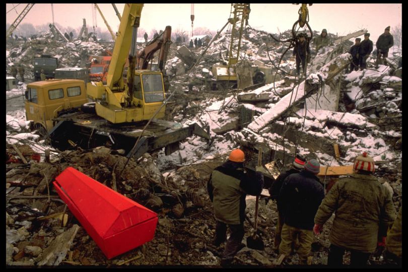 Earthquake in Soviet Armenia, Dec. 1988 © Thomas Haley