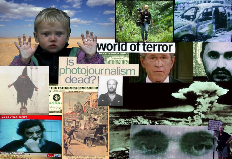 A collage of photos for a book cover © Thomas Haley