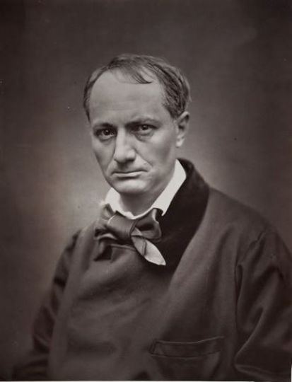 ETIENNE CARJAT (1828-1906)rnPortrait de Charles Baudelaire (1821-1867)rnPhotoglyptie vers 1877-1878, planche dernl'Album Galerie ContemporainernImage : 23,4 x 18,2 cm