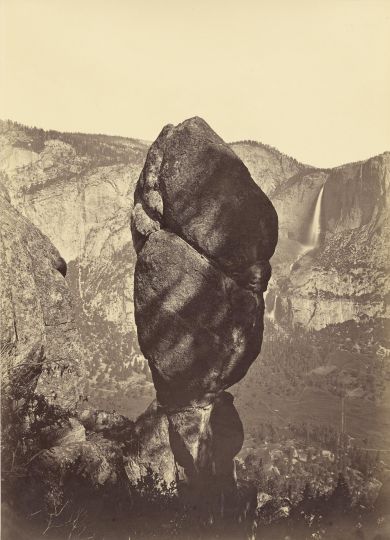 Courtesy the J. Paul Getty Museum, Agassiz Rock, Yosemite, 1878-1881 (cat. no. 258)