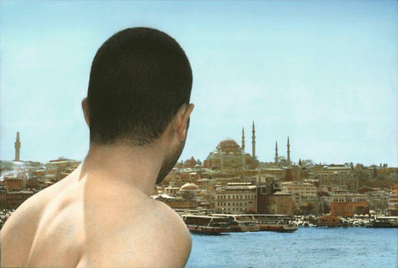 Youssef NabilrnSelf Portrait, Istanbul 2009rnHand colored gelatin silver print, edition of 10, 10.5 x 15.5 in (27 x 39 cm)rnCourtesy of the artist and Yossi Milo Gallery