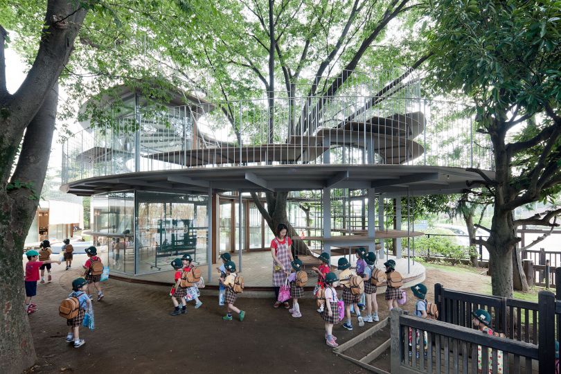 --Ring around a Tree--, the kindergarten by Tezuka Architects in Tokyo