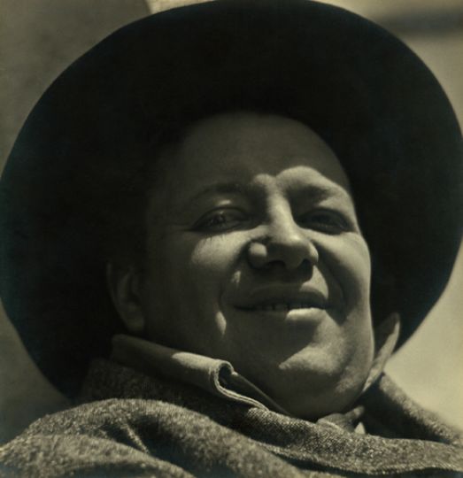 Edward Weston, Diego Rivera, Mexico, 1924, vintage gelatin silver print