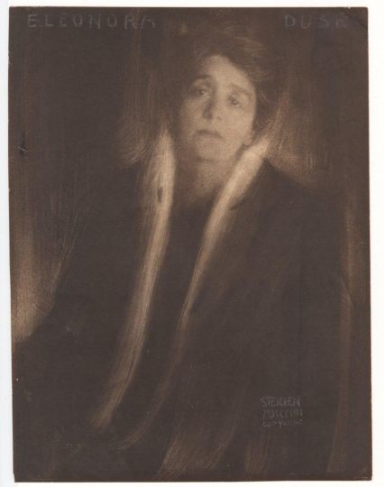 Edward Steichen (American, born in Luxembourg, 1879-1973)rnEleonora Duse, 1903 © Heinrich Kuhn, Courtesy Hans P. Kraus Jr. Fine Photographs