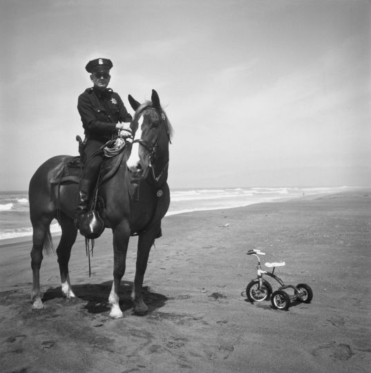 Arthur Tress, Untitled (Ocean Beach), 1964. Printed 2010-11. Selenium-toned silver gelatin print. Fine Arts Museums of San Francisco. ©2012 Arthur Tress