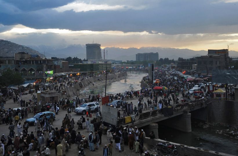 May 1, 2010 – Kabul – Traditional market in the Afghan capital.  © AFP / Massoud Hossaini