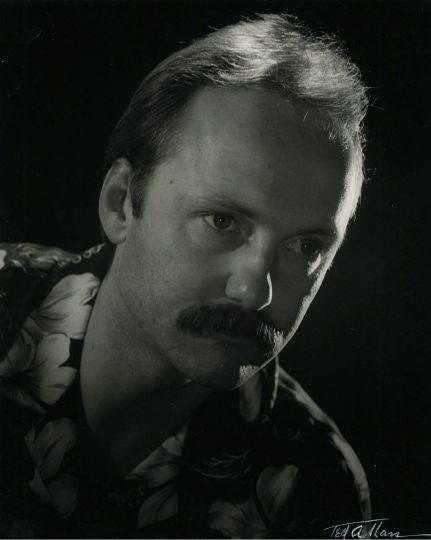 Simon Crocker by  Hollywood photographer Ted Allan, Los Angeles, 1979