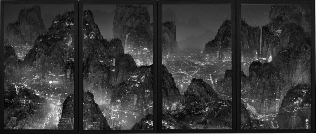 Moonlight, 2012 © Yang Yongliang, Courtesy Magda Danysz Gallery