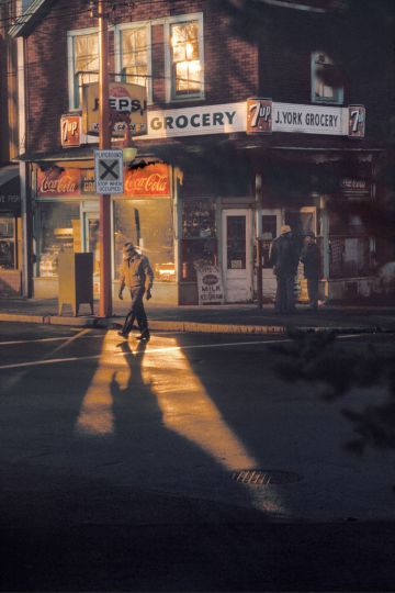 CrossingPowell, 1984 © Fred Herzog