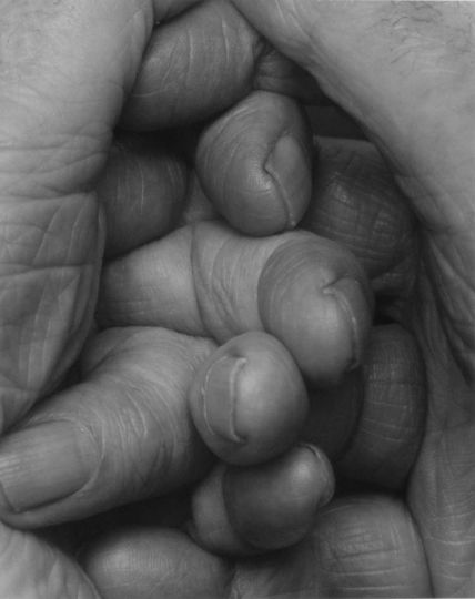 John Coplans (Courtesy Galerie Anne de Villepoix)
SP1 00 Interlocking Fingers n°15
2000
Photographie noir et blanc, éd: 2/6
86 x 69 cm (34 x 27 in.) encadré
2/6/2010
(Inv# JC02 36)