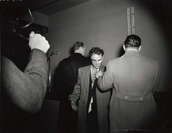 Anthony Esposito, Accused “Cop Killer”, January 16, 1941 © Weegee/ International Center of Photography