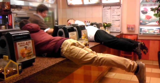 planking mcdonalds