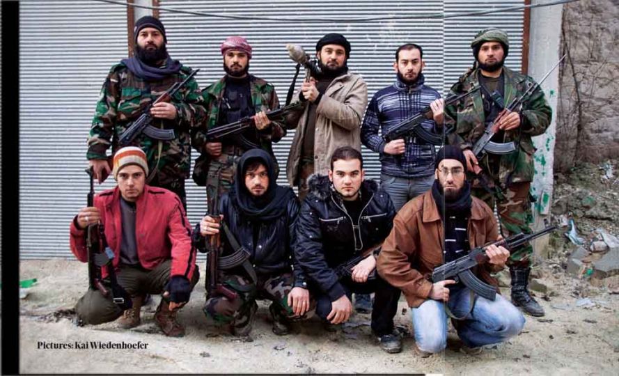 The Times. Syrie. Ils sont tous frères.  Photo de l'excellent Kai Wiedenhoefer.