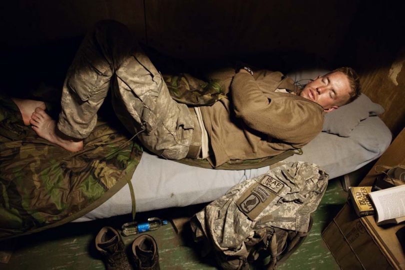 Tim Hetherington, Nevalla, Korengal Valley, Kunar Province, Afghanistan, 2008 Digital C-print © Tim Hetherington, Courtesy Yossi Milo Gallery, New York