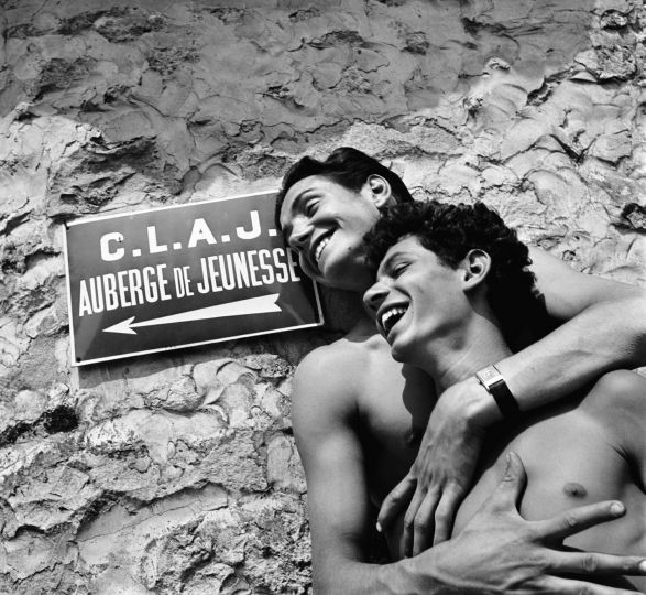 Les deux frères à l'auberge de jeunesse © Pierre Jamet/ Coll. Corinne Jametrn