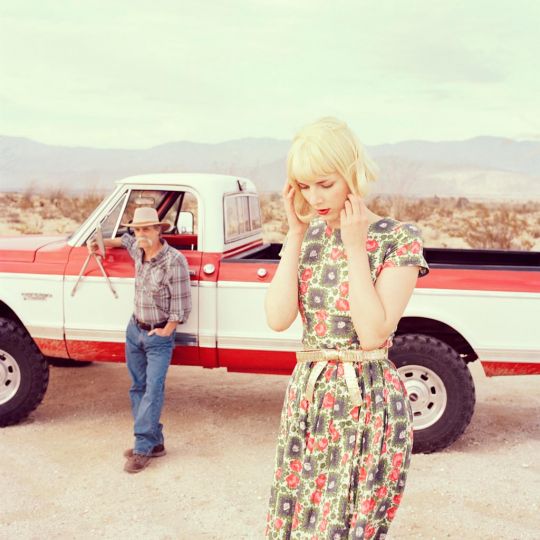 Self-Portrait, Red Truck 2, 2012  © Kourtney Roy