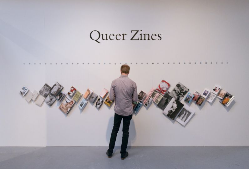 The strong presence of gay and alt sex publishing showed how its absence from the mainstream media had created thousands of alternative channels of communication. © Andy Romanoff rn