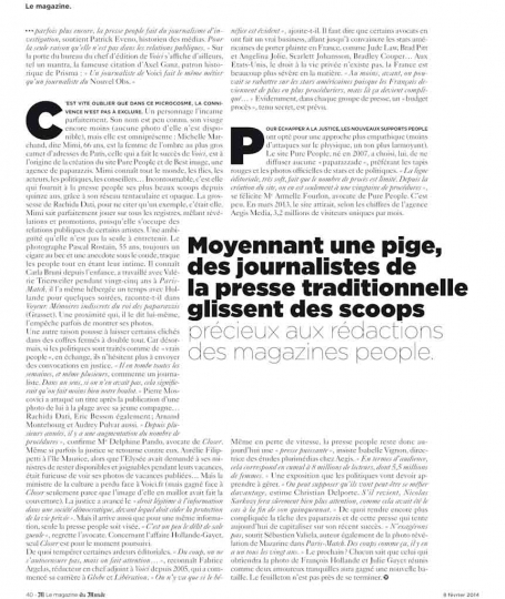 M le Magazine du Monde: People, par Elsa Guilol et Stéphanie Marteau ...