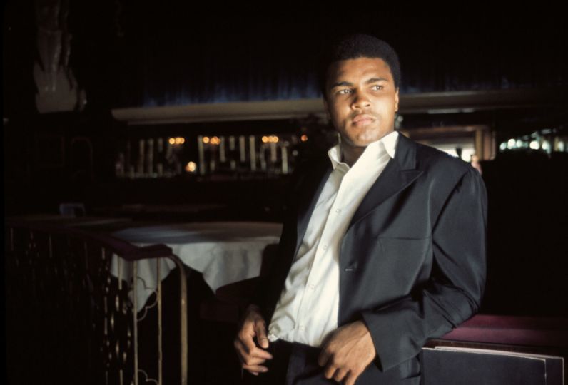 Muhammad Ali, Embers Steak House, Miami Beach, 1970  © Danny Lyon