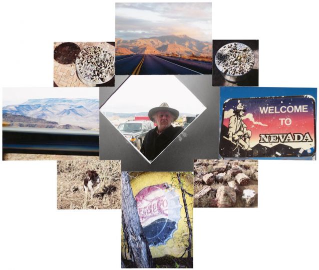 u201cWelcome to Nevadau201d, self-portrait, Death Valley National Monument, 2011   © Danny Lyon