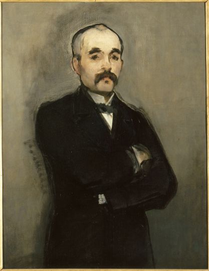 Edouard Manet, Georges Clemenceau, 1879-1880. Huile sur toile, H. 94; L. 73 cm. Musée d'Orsay, Paris.