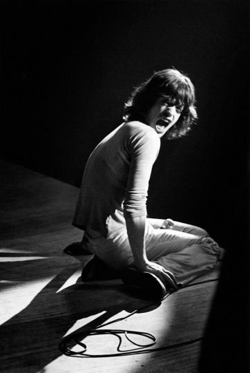 Mick Jagger, 1971 ©Dominique Tarlé / La Galerie de l'Instant, Paris