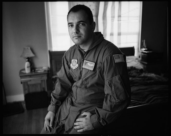 Anthony Loverde, Little Rock, Ark. Staff Sergeant, U.S. Air Force, 2001 - present. Loadmaster; active duty. Deployed in Iraq and Afghanistan. Honorably discharged in 2008; reinstated in 2012 at previous rank. © Vincent Cianni
