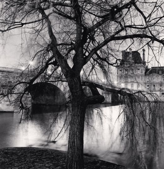 Tree, Pont Royal and Louvre, Paris, France.  2013 © Michael Kenna - musée Carnavalet