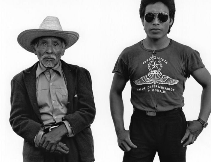Padre y hijo , San Juan Chamelco, 1993 © Daniel Chauche
