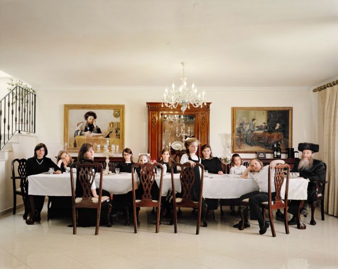 The Weinfeld Family, 2009 Archival pigment print Image: 15 x 18 7/8 inches Paper: 16 3/4 x 19 1/2 inches © Frederic Brenner 