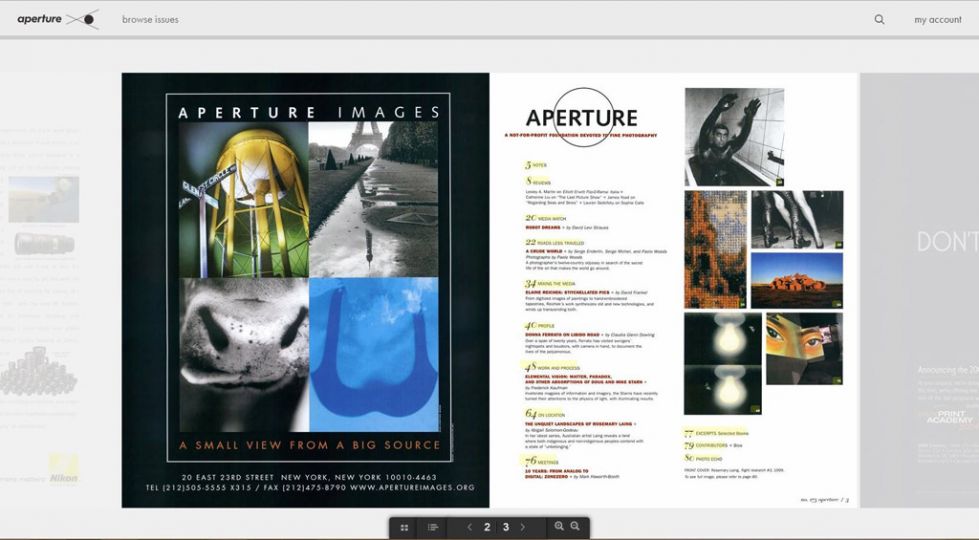 Table of Contents Aperture