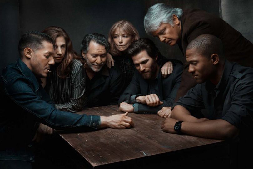 Cast of Bad Hurt - Theo Rossi, Iris Gilad, Mark Kimble, Karen Allen, Johnny Whitworth,nMichael Harney and Calvin Dutton ©u00a0Pieter Henket
