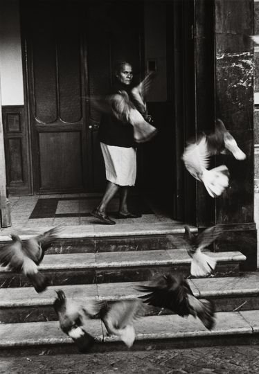 Woman with Pigeons, Caracas, 1969 © Mark Cohenn