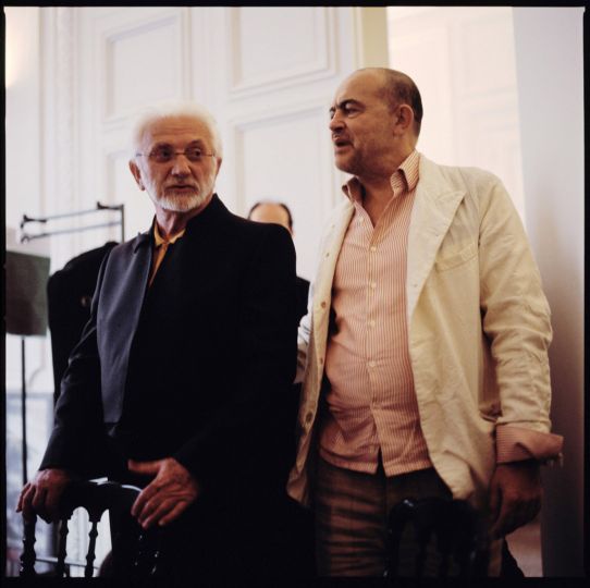 Lucien Clergue et Christian Lacroix ©Katharine Cooper 2007