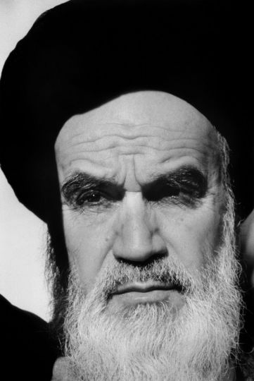 Qom. L’Ayatollah Khomeini. 1979 © Abbas / Magnum Photos